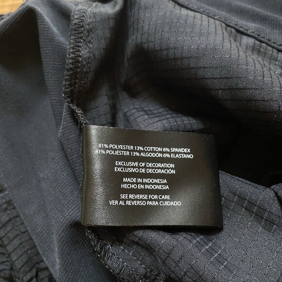 BANANA REPUBLIC Men's 32 Flat Front Technical Shorts Black Preppy Summer Golf - Picture 7 of 16